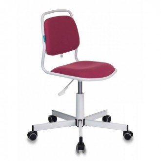 Кресло детское Бюрократ KD-1/26-31 без подлокотников розовый 26-31 крестовина металл