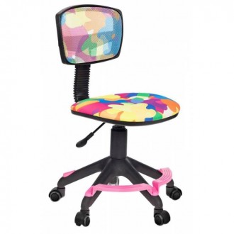 Кресло детское Бюрократ CH-299-F/ABSTRACT спинка сетка абстракция