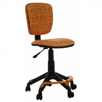 Кресло детское Бюрократ CH-204-F/GIRAFFE подставка для ног оранжевый жираф