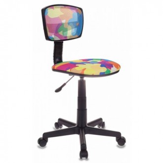 Кресло детское Бюрократ CH-299/ABSTRACT спинка сетка мультиколор сиденье мультиколор абстракция