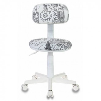 Кресло детское Бюрократ CH-W201NX/PS белый