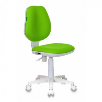 Кресло детское Бюрократ CH-W213/TW-18 салатовый TW-18 (пластик белый)