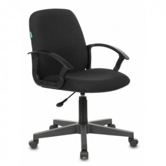 Кресло Бюрократ CH-808-LOW/#B низкая спинка сиденье черный 3С11 НА ПИАСТРЕ