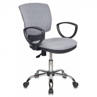 Кресло Бюрократ CH-626AXSL/10-128 темно-серый 10-128 крестовина хром