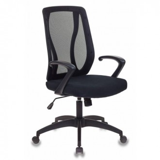 Кресло Бюрократ MC-411/26-28 черный TW-01 сиденье черный 26-28 сетка/ткань