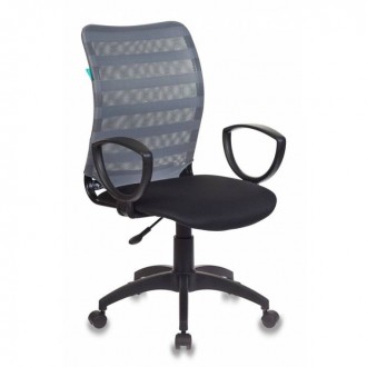 Кресло Бюрократ CH-599AXSN/32G/TW-11 спинка сетка серый TW-32K03 сиденье черный TW-11