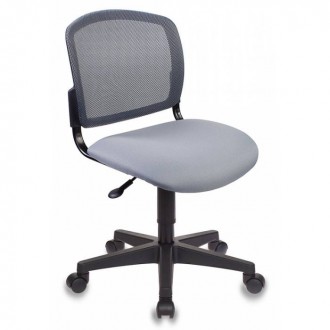 Кресло Бюрократ CH-296/DG/15-48 спинка сетка темно-серый сиденье серый 15-48