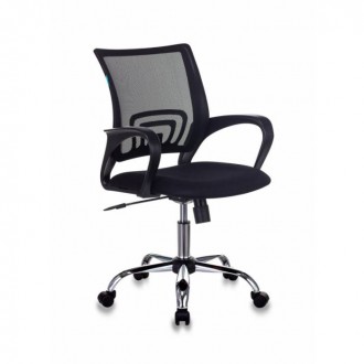Кресло Бюрократ CH-695N/SL/BLACK спинка сетка черный TW-01 сиденье черный TW-11 крестовина хром