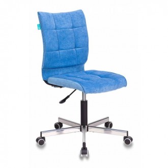 Кресло Бюрократ CH-330M/VELV86 голубой Velvet 86 крестовина металл