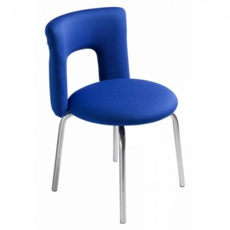 Стул Бюрократ KF-1/INDIGO26-21 вращающийся синий 26-21