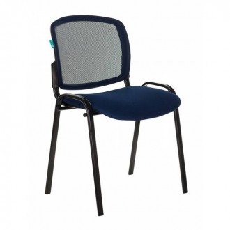 Стул Бюрократ ВИКИ/ТСИН спинка сетка TW-05N сиденье темно-синий TW-10N