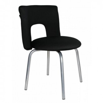 Стул Бюрократ KF-1/BLACK26-28 вращающийся черный 26-28