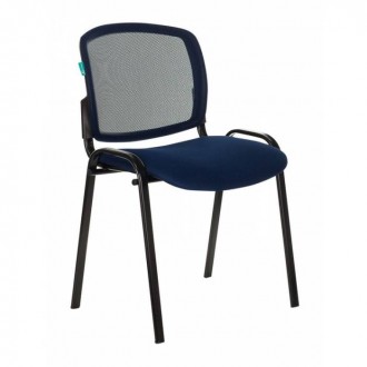 Стул Бюрократ VIKI/DB/TW-10N спинка сетка TW-05N сиденье темно-синий TW-10N