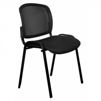 Стул Бюрократ Вики/B/15-21 спинка сетка черный сиденье черный 15-21