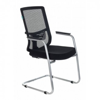 Кресло Бюрократ MC-619N/B/26-B01 на полозьях черный BM-11 сиденье черный 26-B01