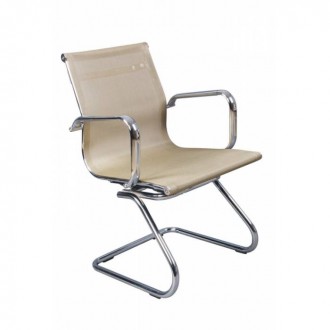 Кресло Бюрократ CH-993-Low-V/gold низкая спинка золотистый сетка