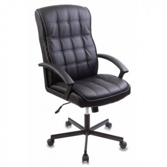 Кресло руководителя Бюрократ CH-823AXSN/BLACK черный искусственная кожа крестовина металл