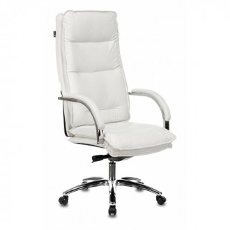 Кресло руководителя Бюрократ T-9927SL слоновая кость кожа крестовина металл хром (T-9927SL/IVORY)