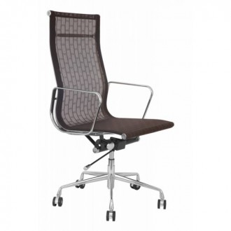 Кресло Бюрократ CH-996/007 коричневый сетка крестовина алюминий