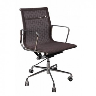 Кресло руководителя Бюрократ CH-996-Low/007 низкая спинка коричневый сетка крестовина алюминий