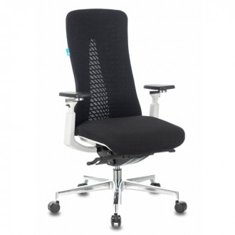 Кресло руководителя Бюрократ _MONE/BLACK черный крестовина алюминий