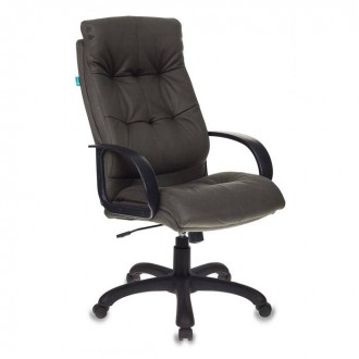 Кресло руководителя Бюрократ CH-824B/F4 темно-серый искусственный нубук