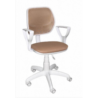 Кресло Форум "СЕТКА" пластик белый