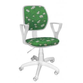 Кресло Форум 2 "ТКАНЬ" пластик белый